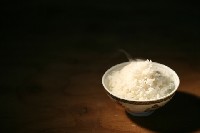 bowl of white rice,starch